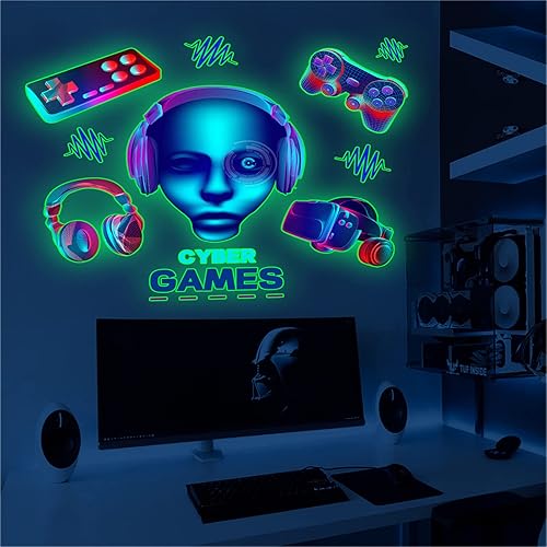 Decoración Habitación Infantil Calcomanías De Pared Brillantes En La Oscuridad - 100 Estrellas, Para Habitación Infantil O Hogar Pegatinas Estrellas Brillan Oscuridad