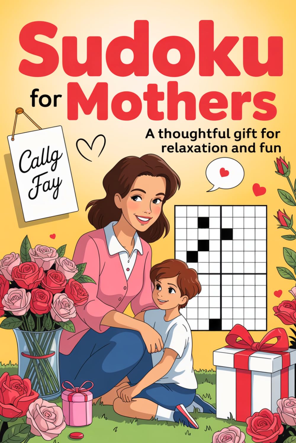 Sudoku for Mothers: A Thoughtful Gift for Relaxation and Fun: Mother’s Day: Focused Immersive Puzzle Workbook for Adult Solvers with Care and Thanks Theme and Holiday Break