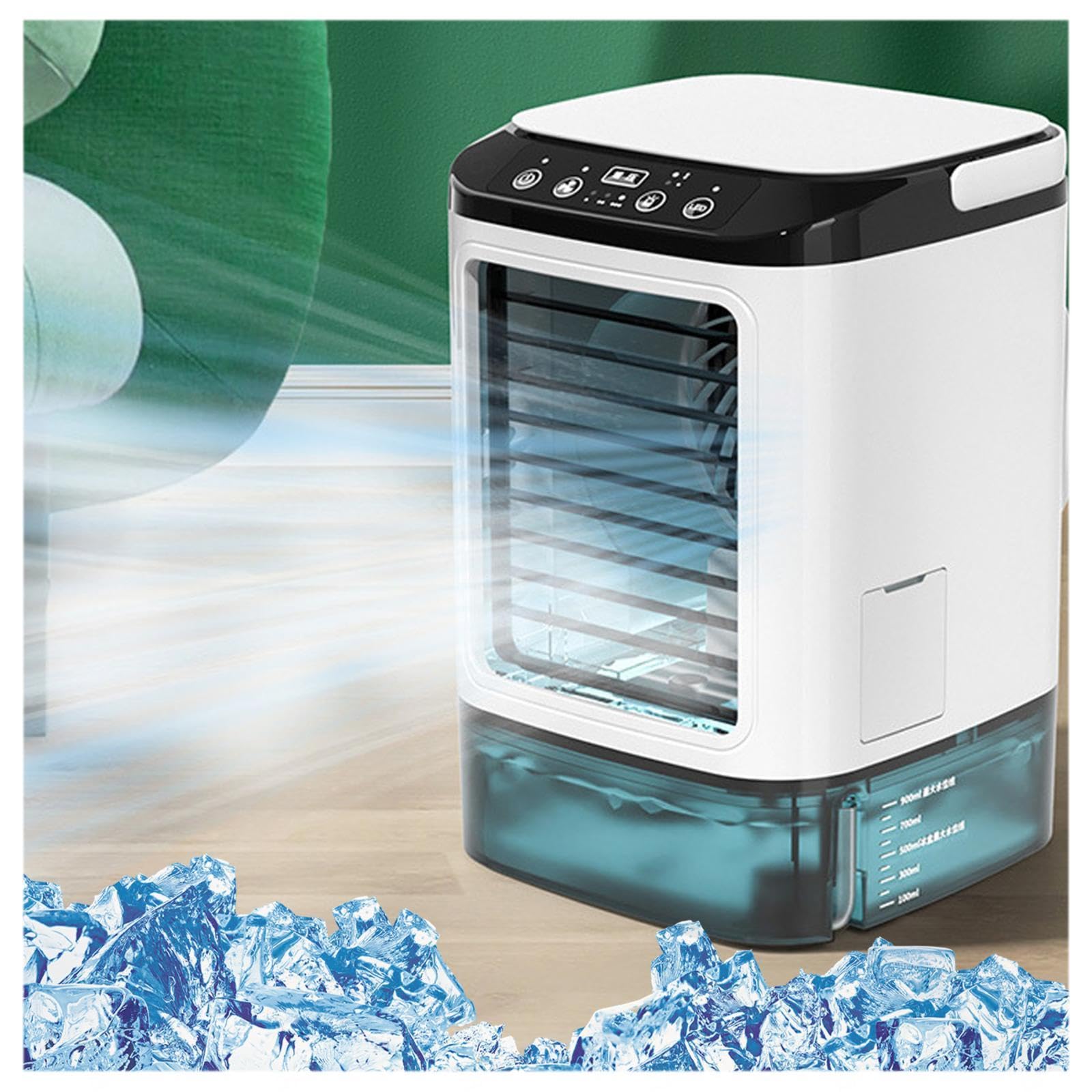 Climatiseur mobile grande capacité avec réservoir 900ml et glacière