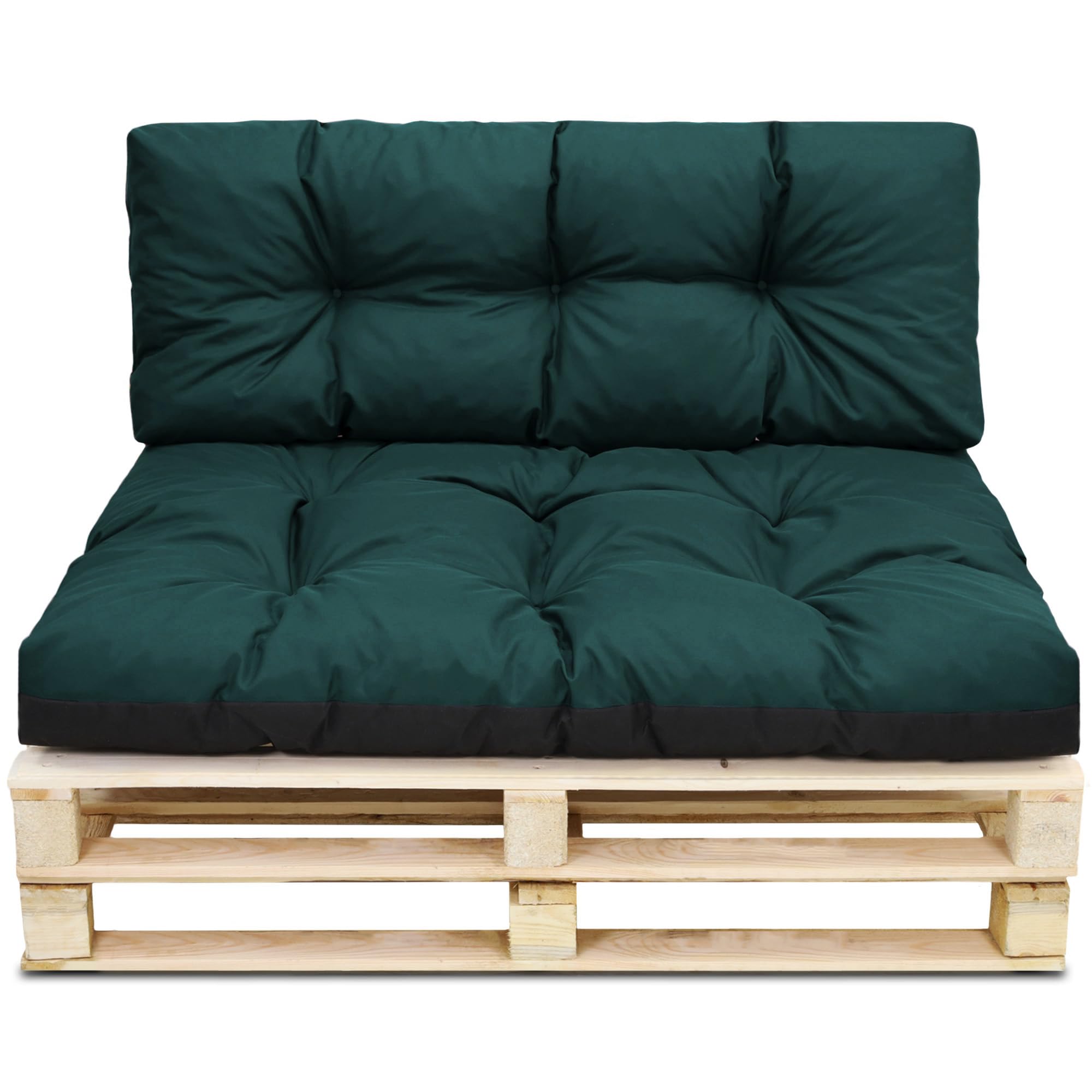 Cuscini per pallet esterno 120x80 cm Verde