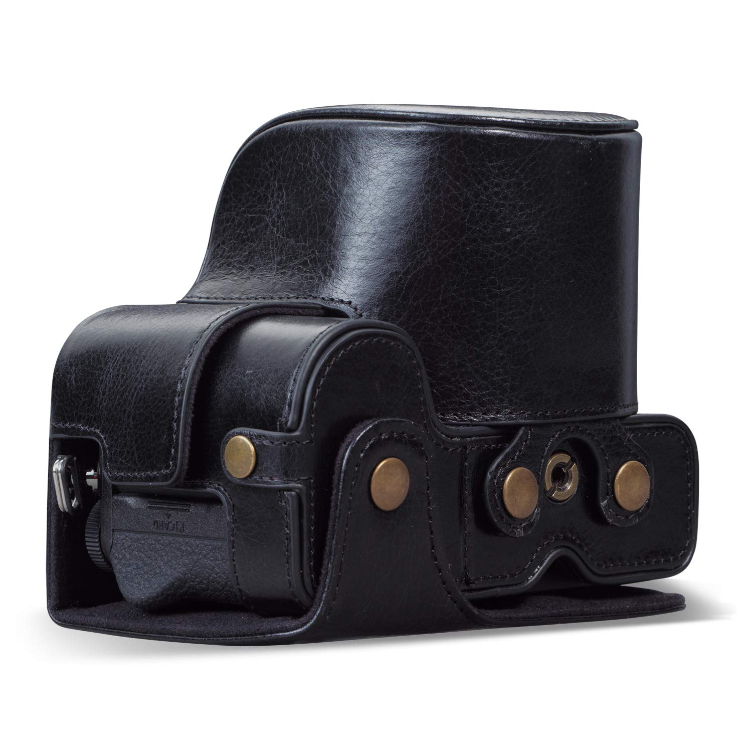 MegaGear Funda de Piel auténtica Compatible con Nikon Z5