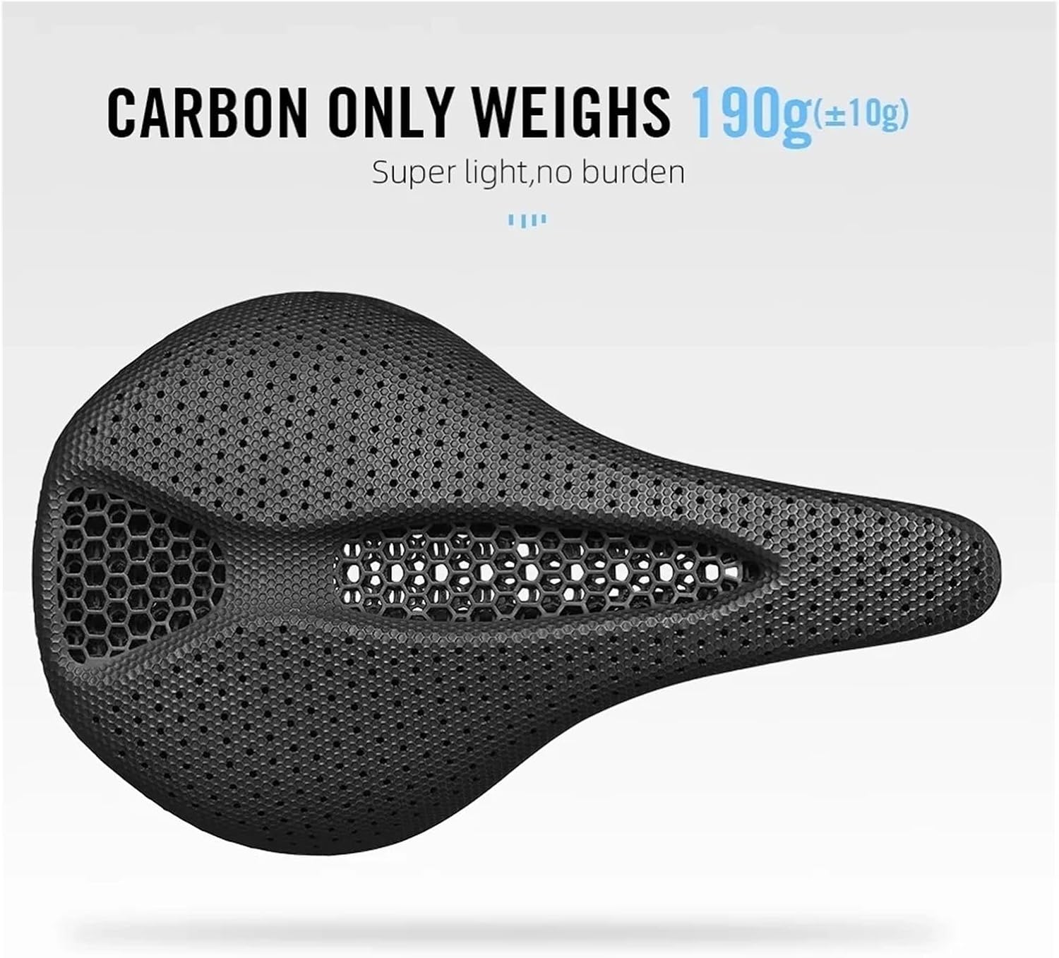 Full Carbon 3D Printed Bike Saddle 145/155MM Ultralight Seating Cushion Road MTB Mountain Gravel Cycling Seat Bicycle Parts