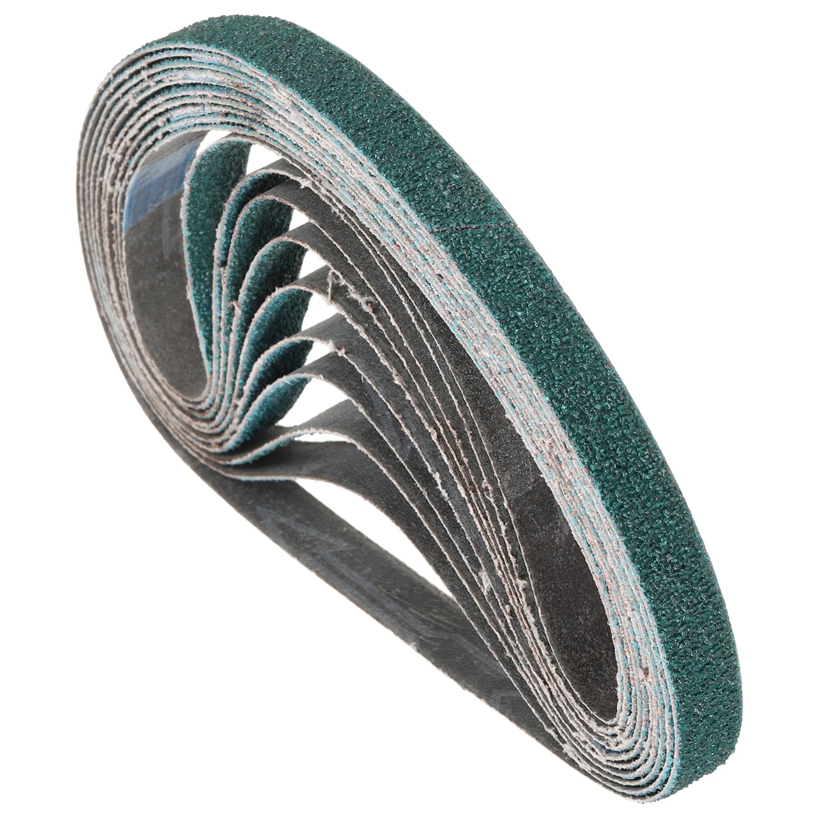 Kozelo 30 Pack Sanding Belts 10mm x 330mm 60 Grit Zirconia Abrasive Belt Sander Paper for Belt Sander Metal Grinding Wood Working Weld Rust Removal
