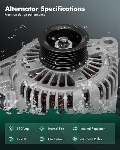 Miniatura 2 de SCITOO Alternador para alternadores 11191 apto para Hyundai para Azera 2006-2011, para Hyundai para Entourage 2007-2008, para Hyundai para Santa Fe