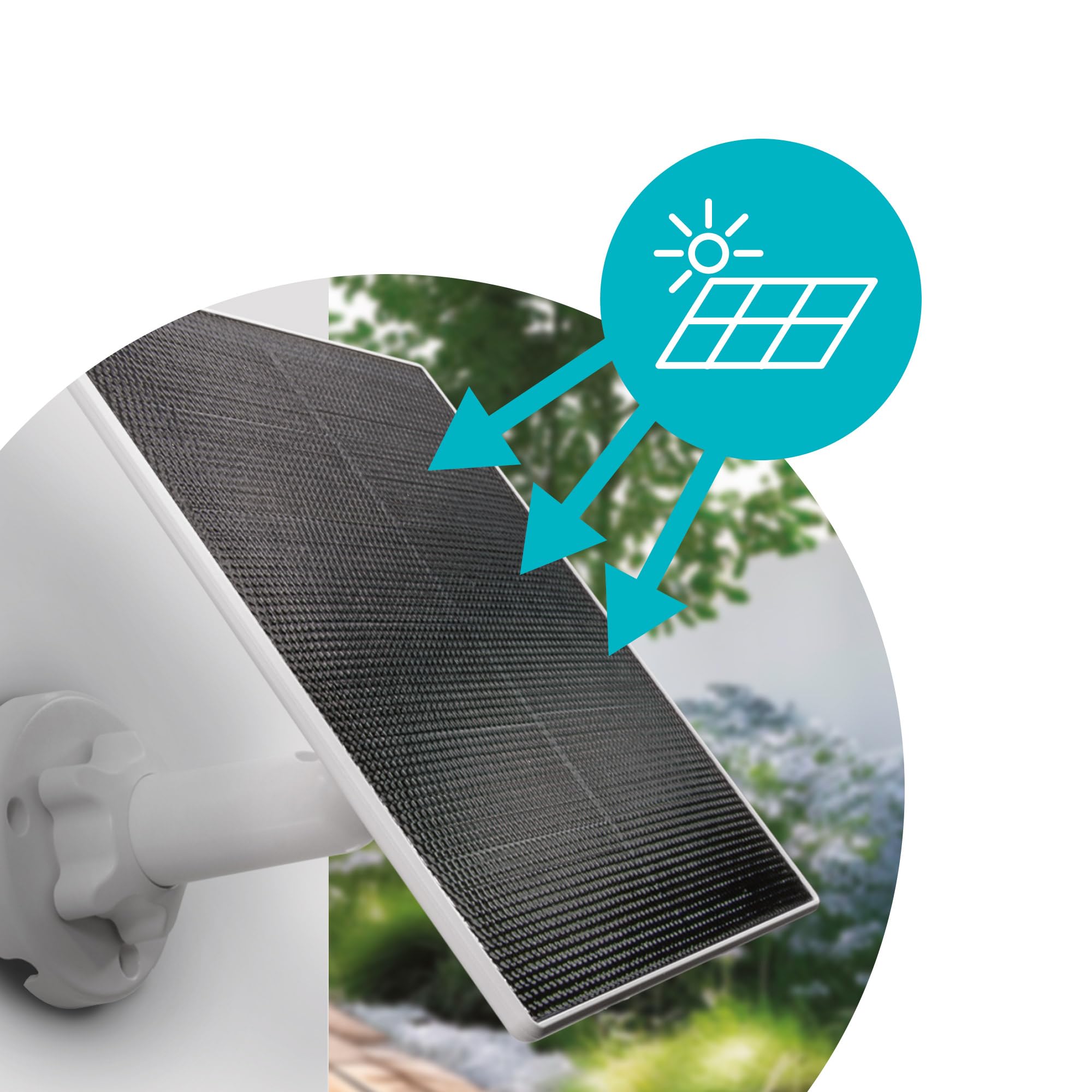 Avidsen HomeCam Prim-O PTZ - Caméra Surveillance Extérieure WiFi Solaire 2.5K - Motorisée 360° - Dual Band 2.4/5GHz - IA Détection de Silhouette & Autotracking - Sirène - sans Fil - IP65