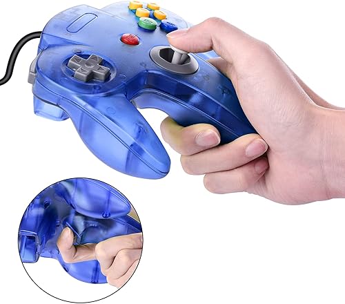 Miniatura 3 de KIWITATA Classic N64 Controller for PC, Retro N64 Wired Remote USB Game Pad Joypad Controller for Windows XP 7 8 11 & MAC & Raspberry Pi
