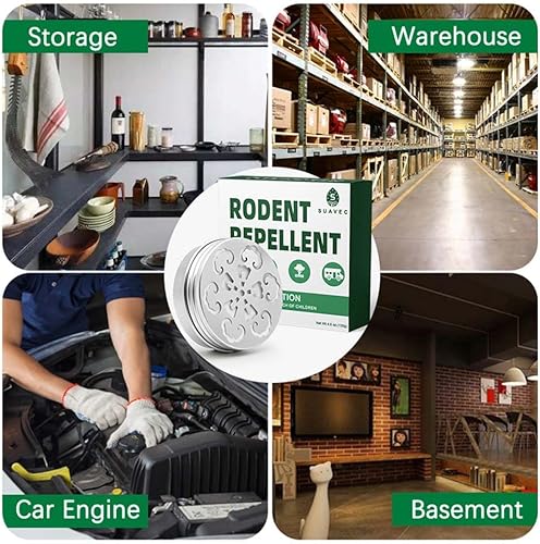 Miniatura 7 de Repelente de roedores para motores de automóvil, repelente de ratones para automóvil, repelente de ratones RV, disuasorio de ratas debajo del capó,