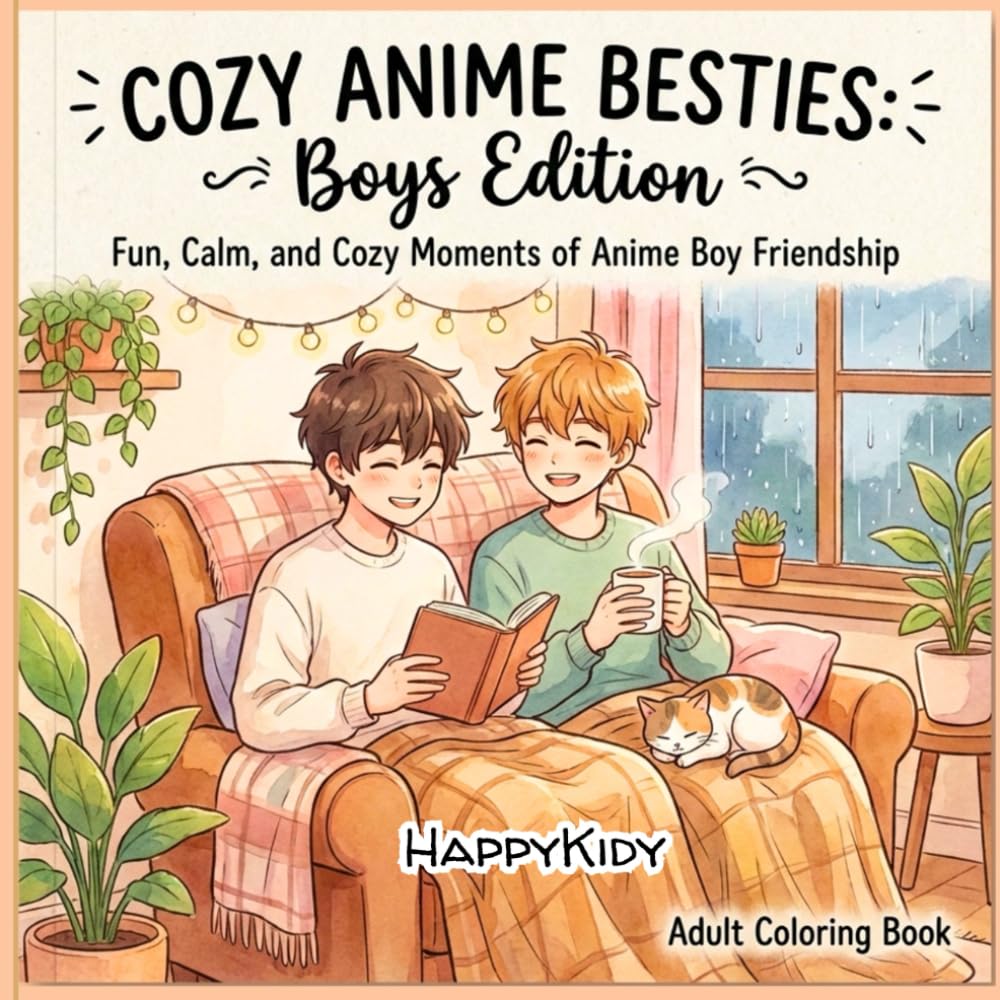 COZY ANIME BESTIES : Boys Edition: Fun, Calm and Cozy Moments of Anime Boy Friendship