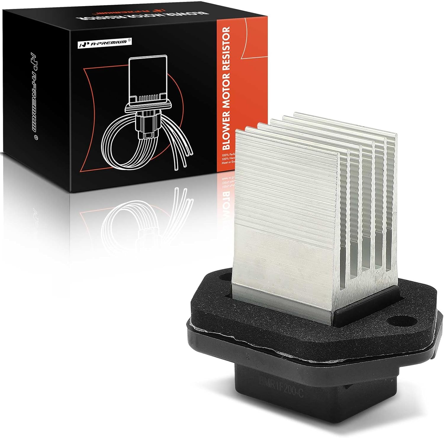 A-Premium Front HVAC Blower Motor Resistor Compatible with Kia Sportage 2005-2010, Spectra 2007-2008, Rondo 2007, Spectra5 2007-2008 & Hyundai Tucson 2005-2007, Replace# 971791F200, 971791F210