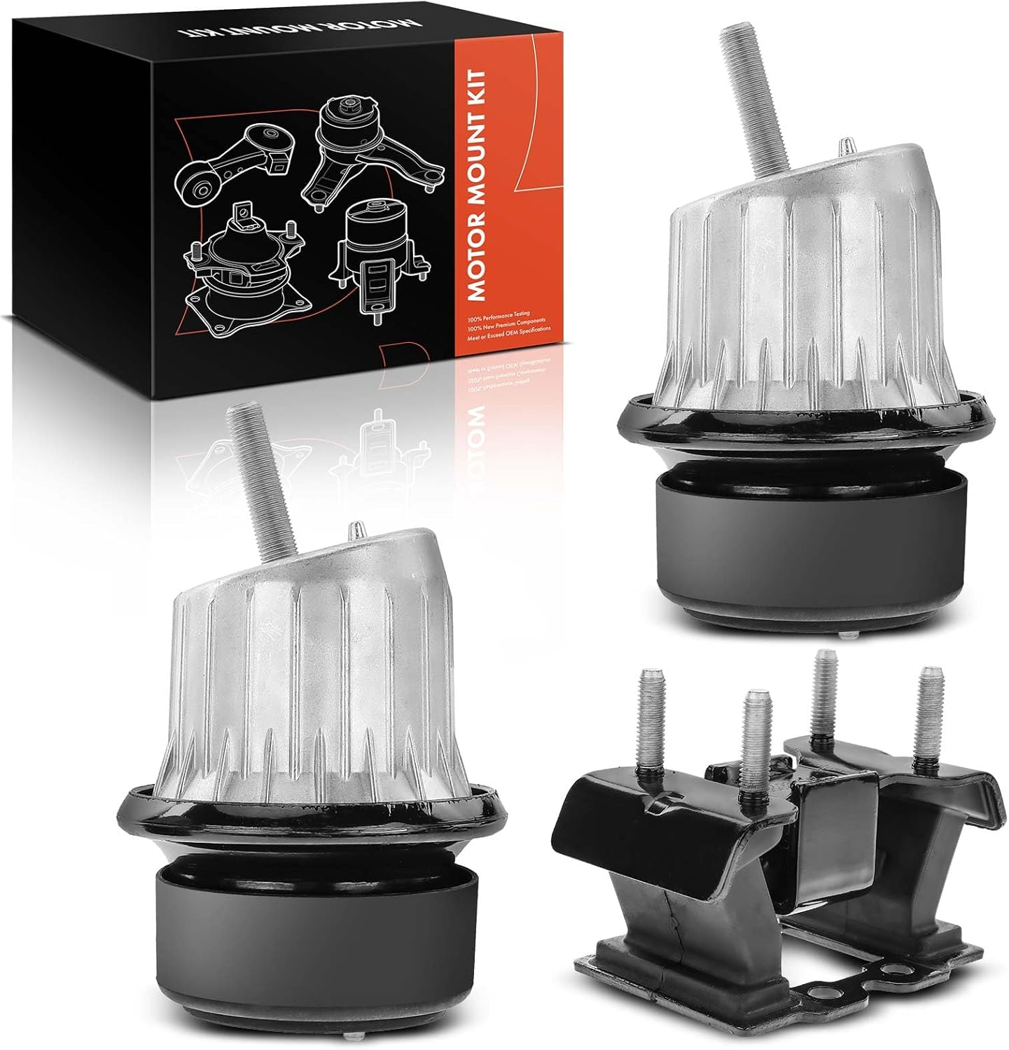 A-Premium 3PCS Engine Motor Mount Transmission Mount Set Compatible with Lexus GS300 2006, GS350 2007-2011, IS250 2006-2015, IS350 2006-2015, Automatic Transmission, RWD