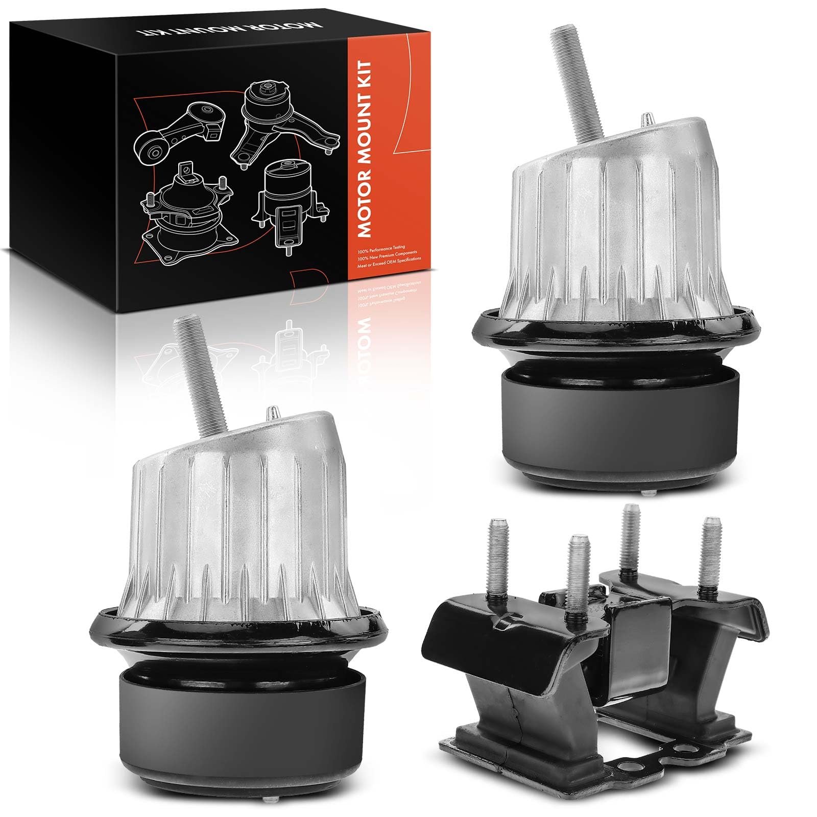 A-Premium 3PCS Engine Motor Mount Transmission Mount Set Compatible with Lexus GS300 2006, GS350 2007-2011, IS250 2006-2015, IS350 2006-2015, Automatic Transmission, RWD