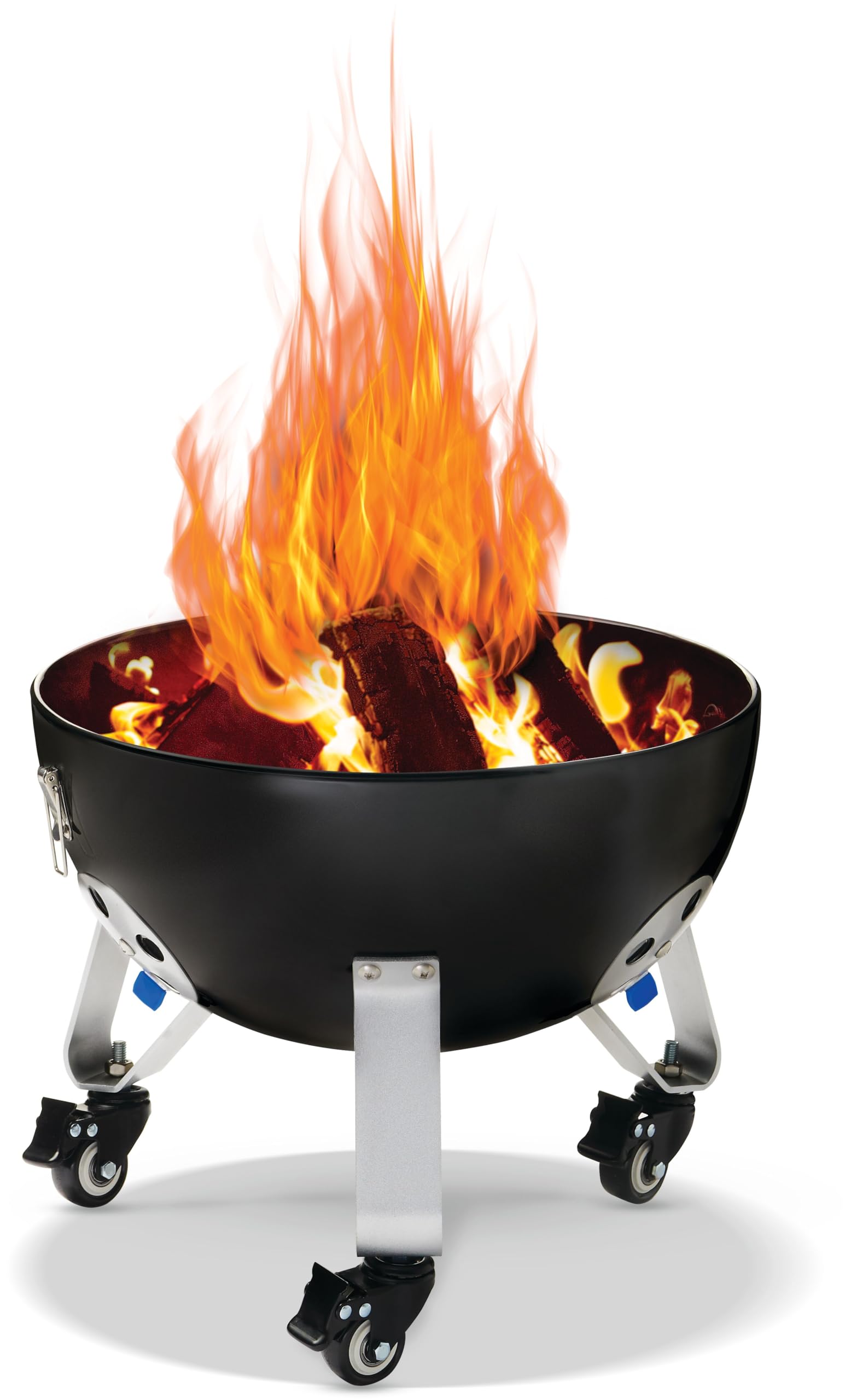 Napoleon Apollo® Fumoir vertical à eau au charbon de bois 45,7 cm, finition noire brillante, grilles en acier inoxydable, jauge de température ACCU-PROBE