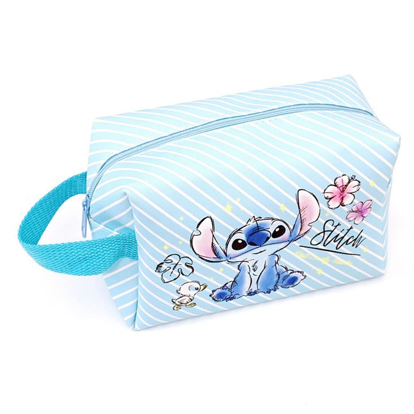 SyxhHzm Bolsa de Maquillaje, Bolsas de Maquillaje de Viaje, Bolsa de Aseo de Viaje, Bolsa de Cosméticos Impermeable, Neceser Mujer, Gran Capacidad para niñas（Azul