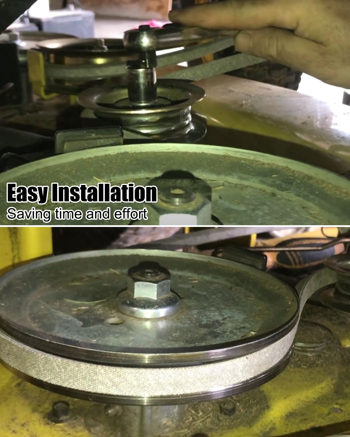 M169500 - Correa trapezoidal Kevlar para John Deere X330 X350 X354 X370 X380 X384 X390 X394 X570 X580 X584 X590 FS5600 FS5651 FS57333 0, 5/2 Correa de transmisión para cortacésped de 0.3 cm x 103 1