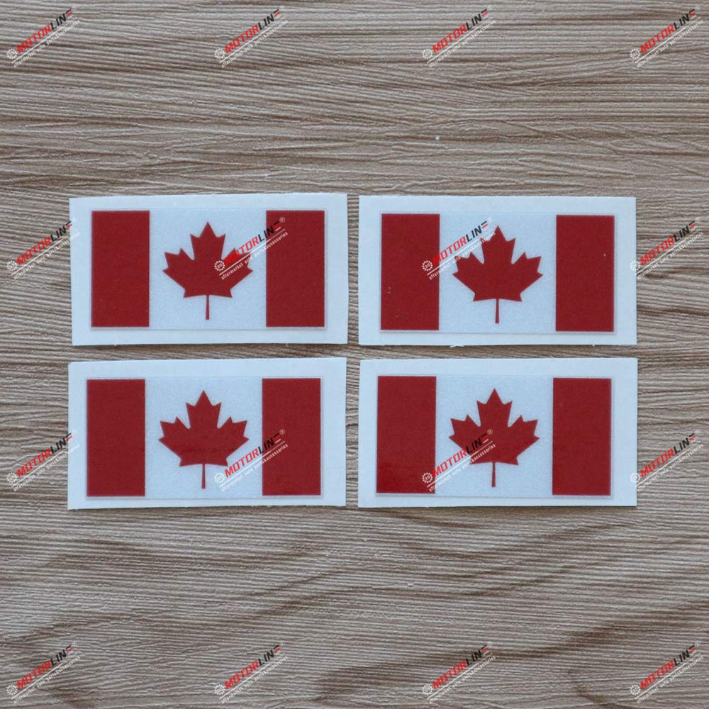 Vinyl 11cm Auto Motorrad Wasserdicht Aufkleber 11cm - 2er Set Vinyl Auto  Aufkleber Ahornblatt Kanada Flagge, image size:1000x1000