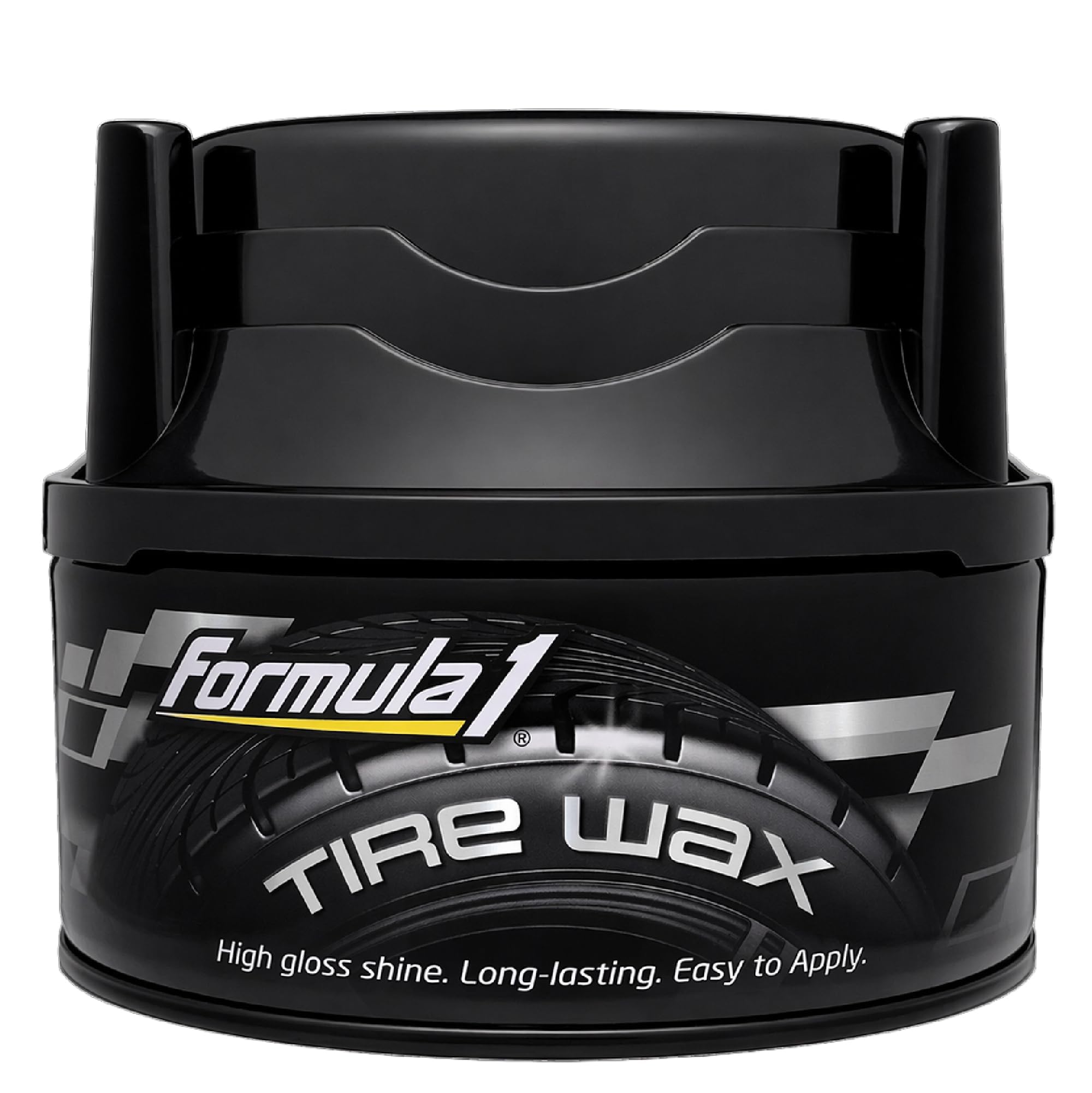 Formula 1 Tire Wax - Long Lasting Tire Gel for Black Glossy Tires, Water Resistant, Also for Plastic Trims and Black Bumper, Foam Applicator Included, 283g-image-21