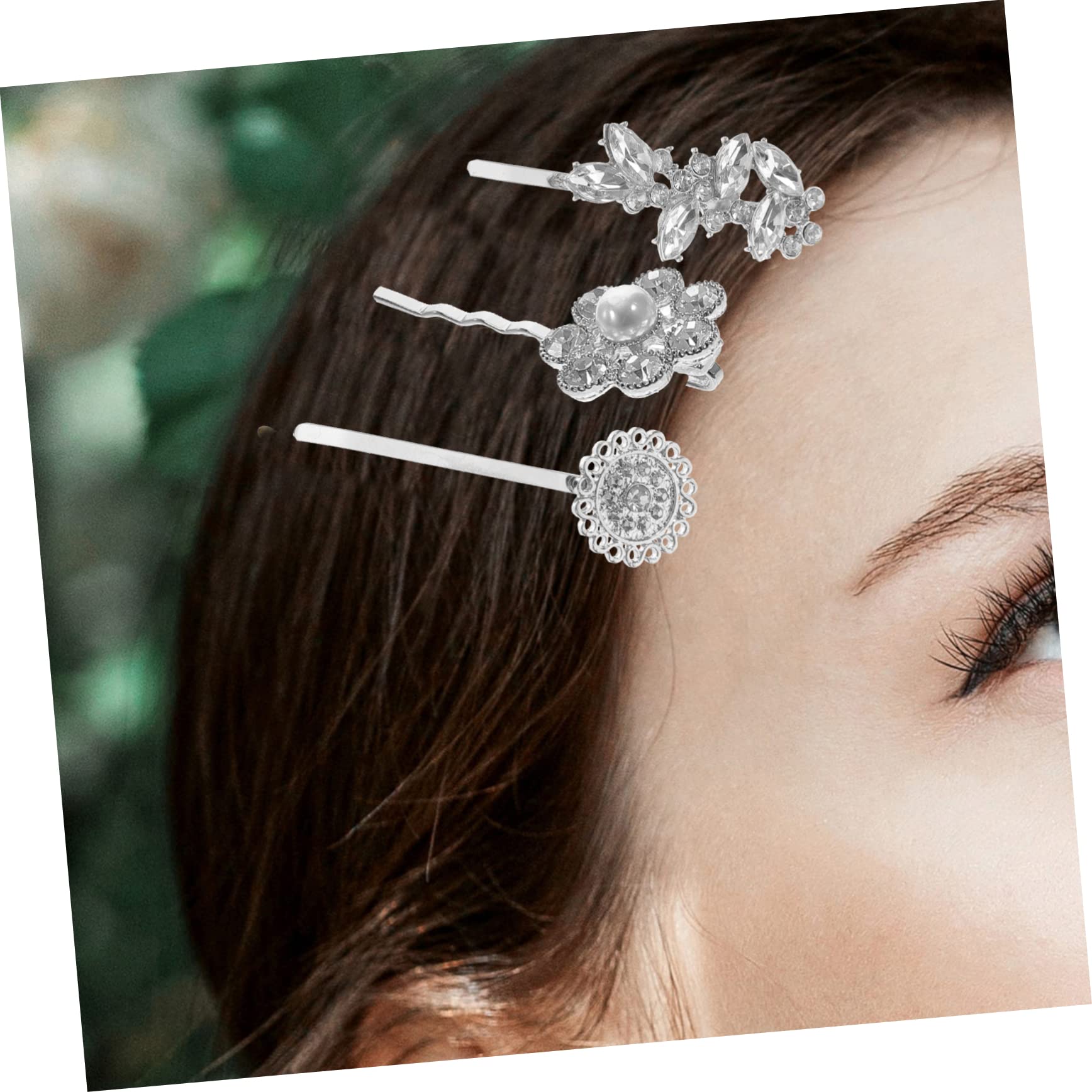 DOITOOL 40stücke Strass Haarklammern Für Und Mädchen Dekorative Bobby Mit Einzigartigem Design Für Hochzeiten Partys Und Alltag