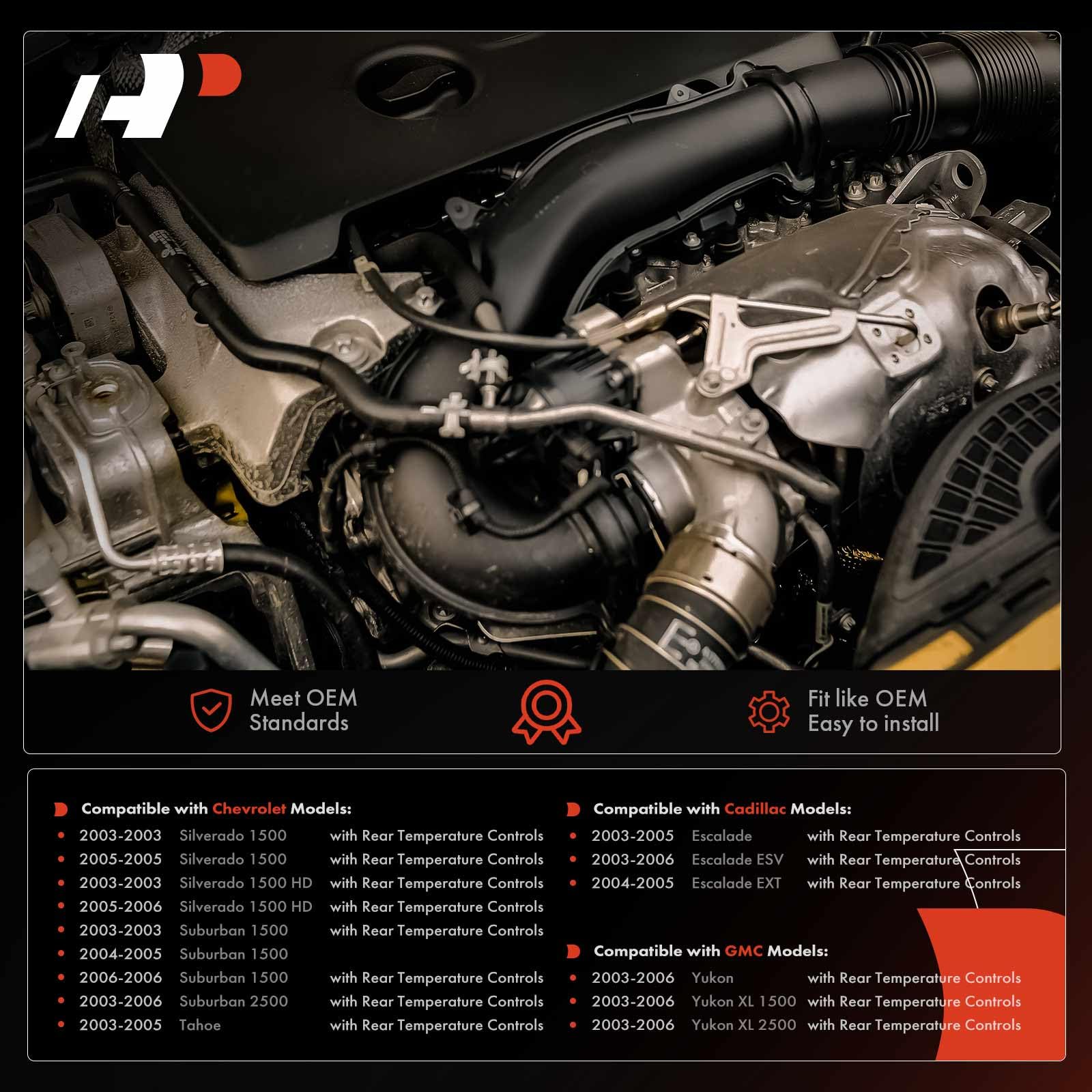 A-Premium A/C Discharge Hose Assembly For GM Trucks & SUVs - Fits Silverado, Tahoe, Yukon, Escalade