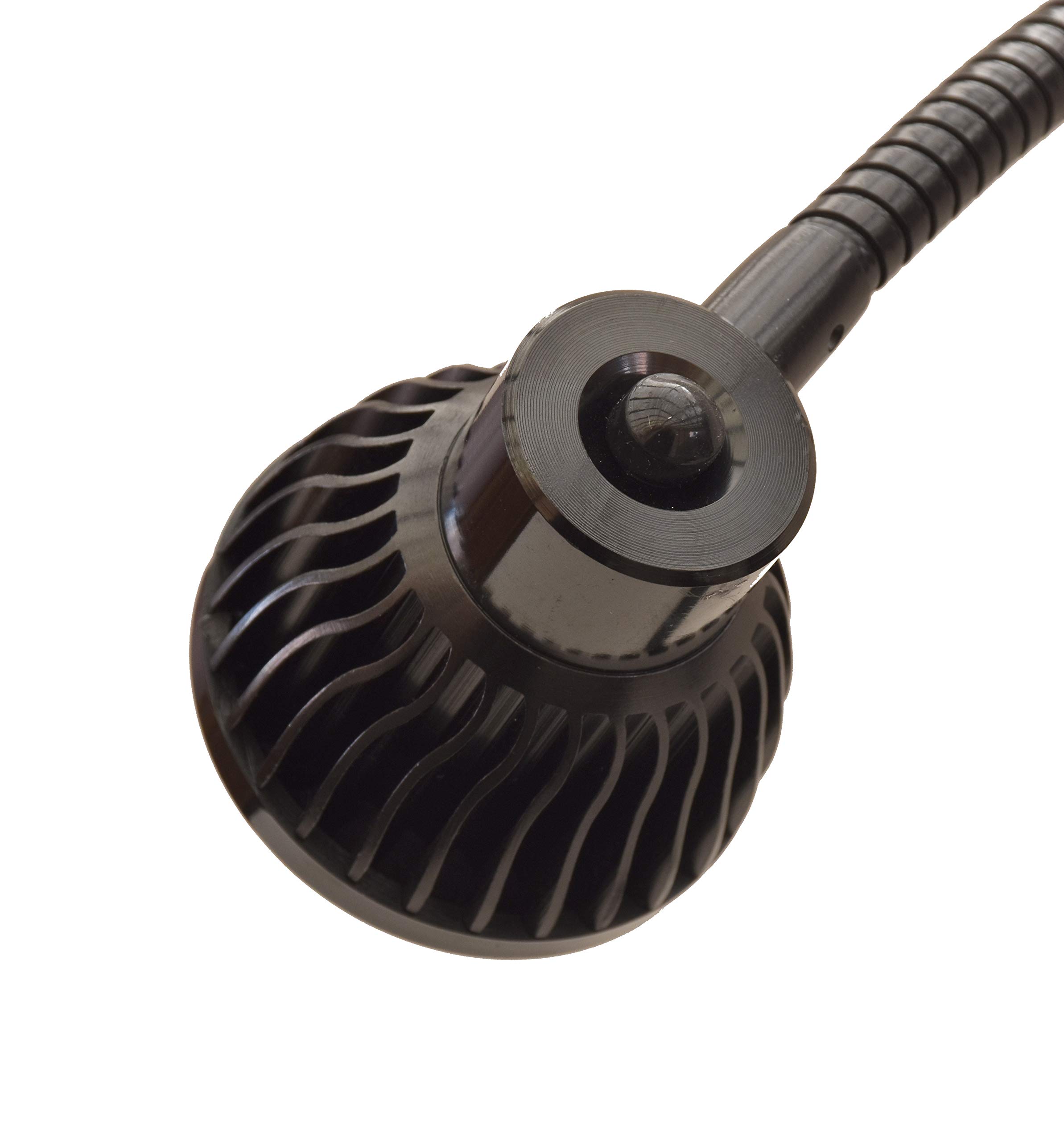 Spot LED avec base magnétique 5 W avec col de cygne industriel pour tour à bois, boiseries, fraisage CNC, perceuse et établi.