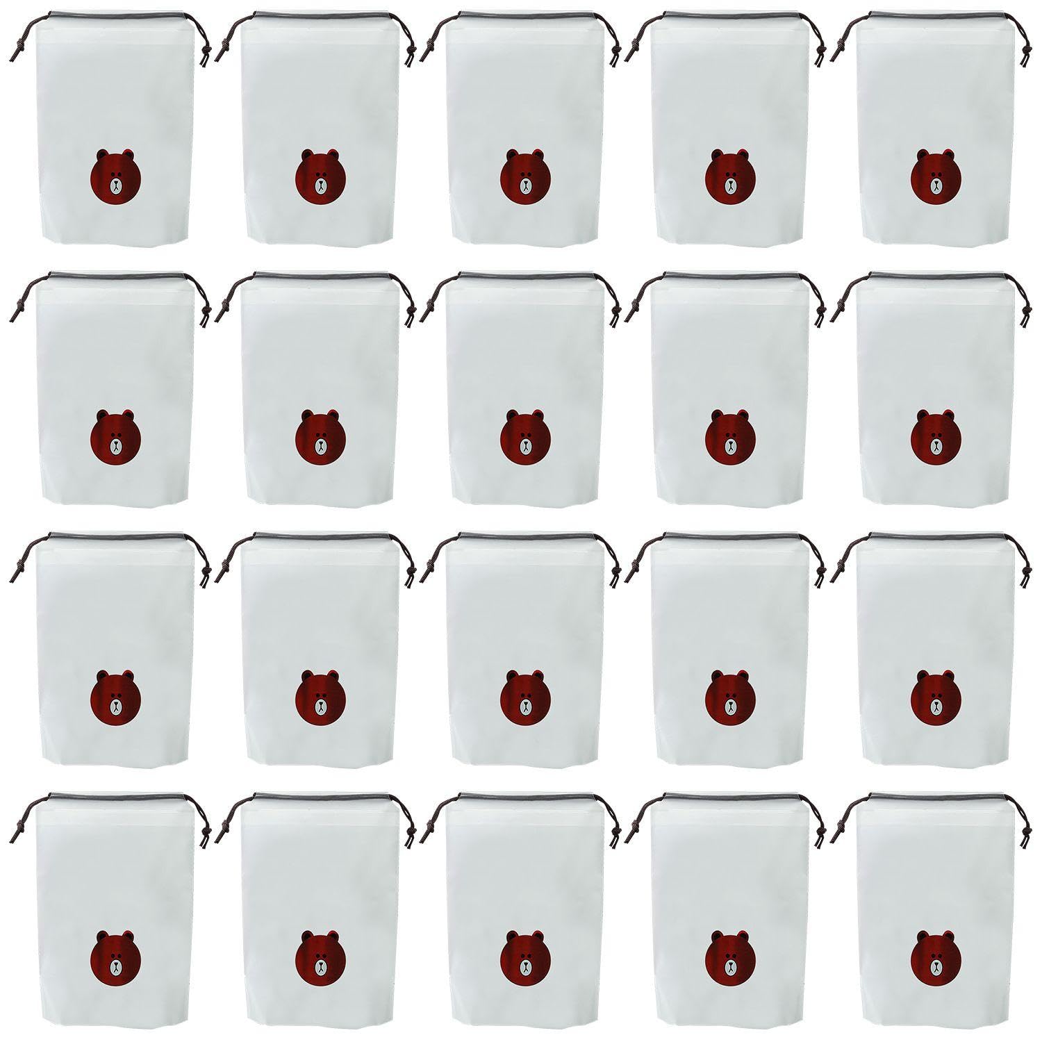 WUFGWBD 20 Travel Drawstring Pockets, Frosted Waterproof And Dustproof, Portable Storage Drawstring Bag, Suitable For Storing Shoes, Bath Towels, Clothing, Etc.