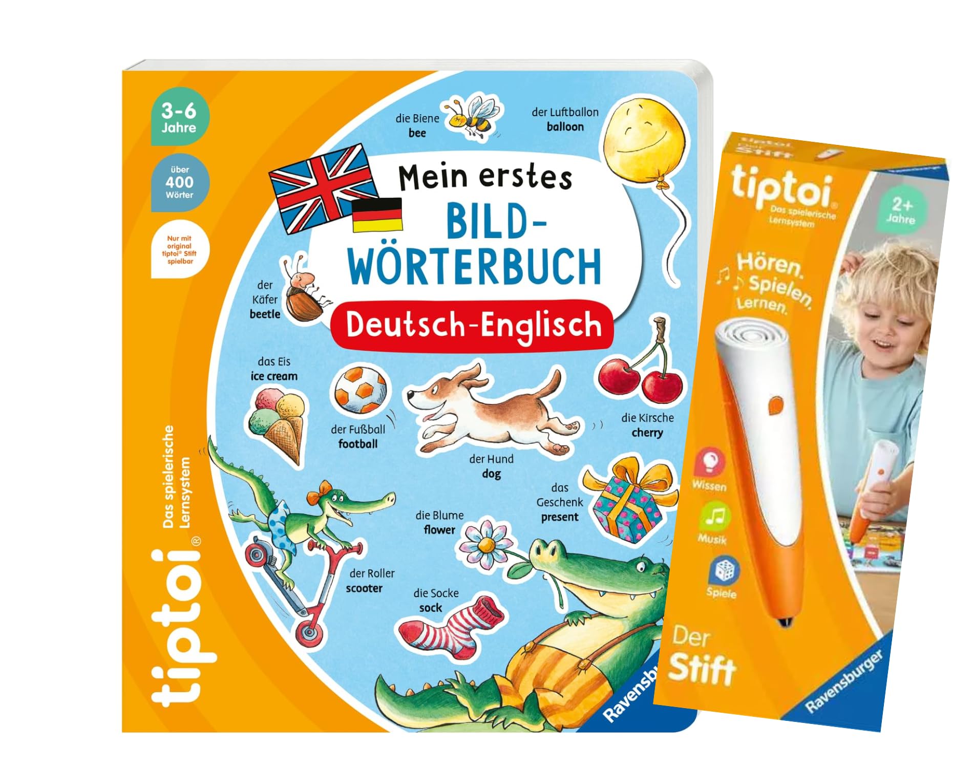 Ravensburger Książka dla dzieci w wieku 2-4 lat | jaki kolor to jest? + plakat dla dzieci, gospodarstwo rolne, zwierzęta