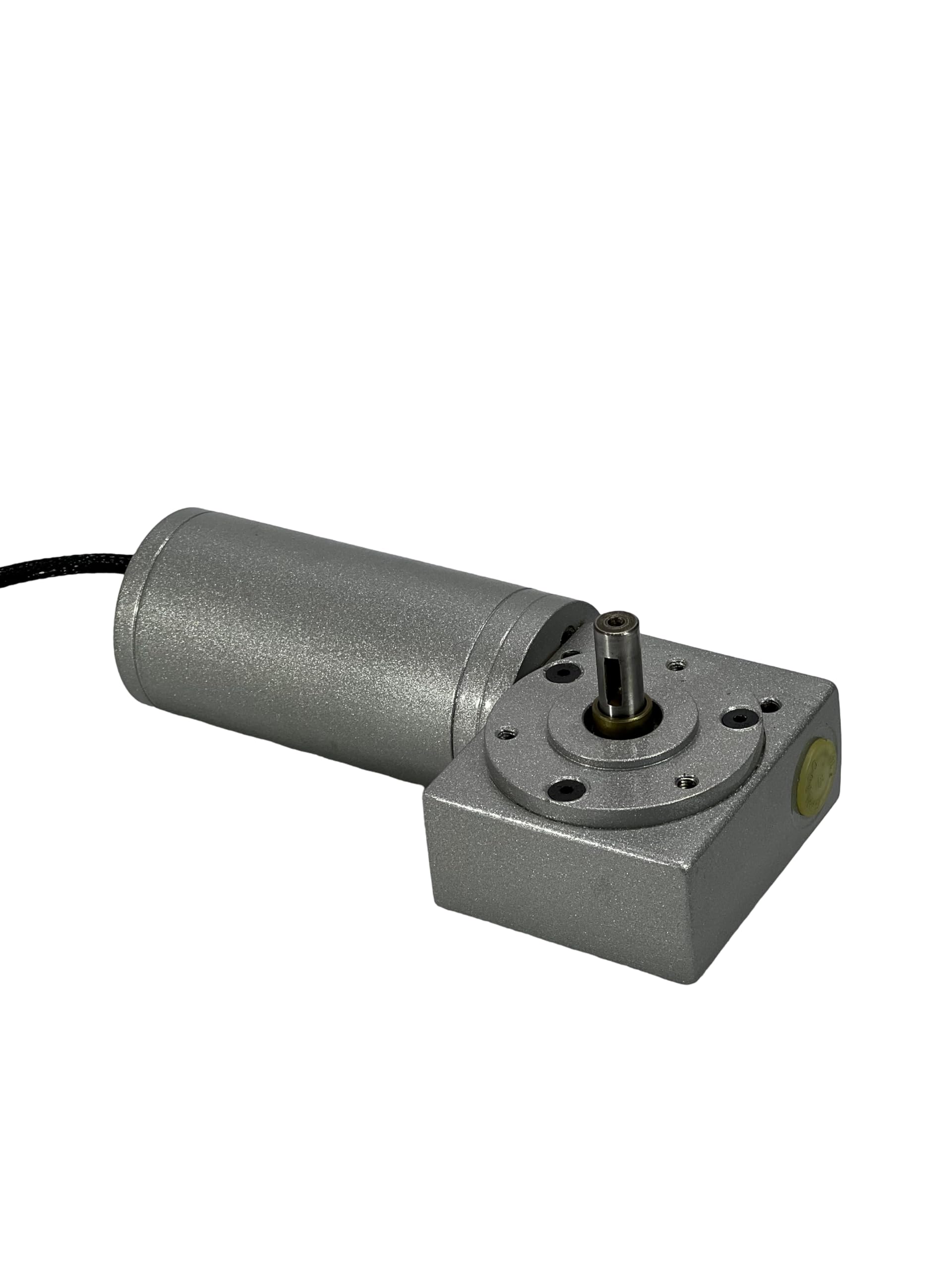 Attron Motors 24V DC Worm Gear Motor – 130 RPM, 65 Kg·cm Torque | High Torque DC Motor for Robotics & Industrial Use 3