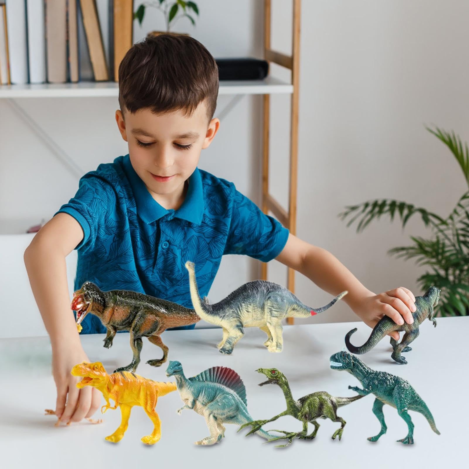 Amazon.co.jp: 恐竜プレイセット、恐竜フィギュアおもちゃ