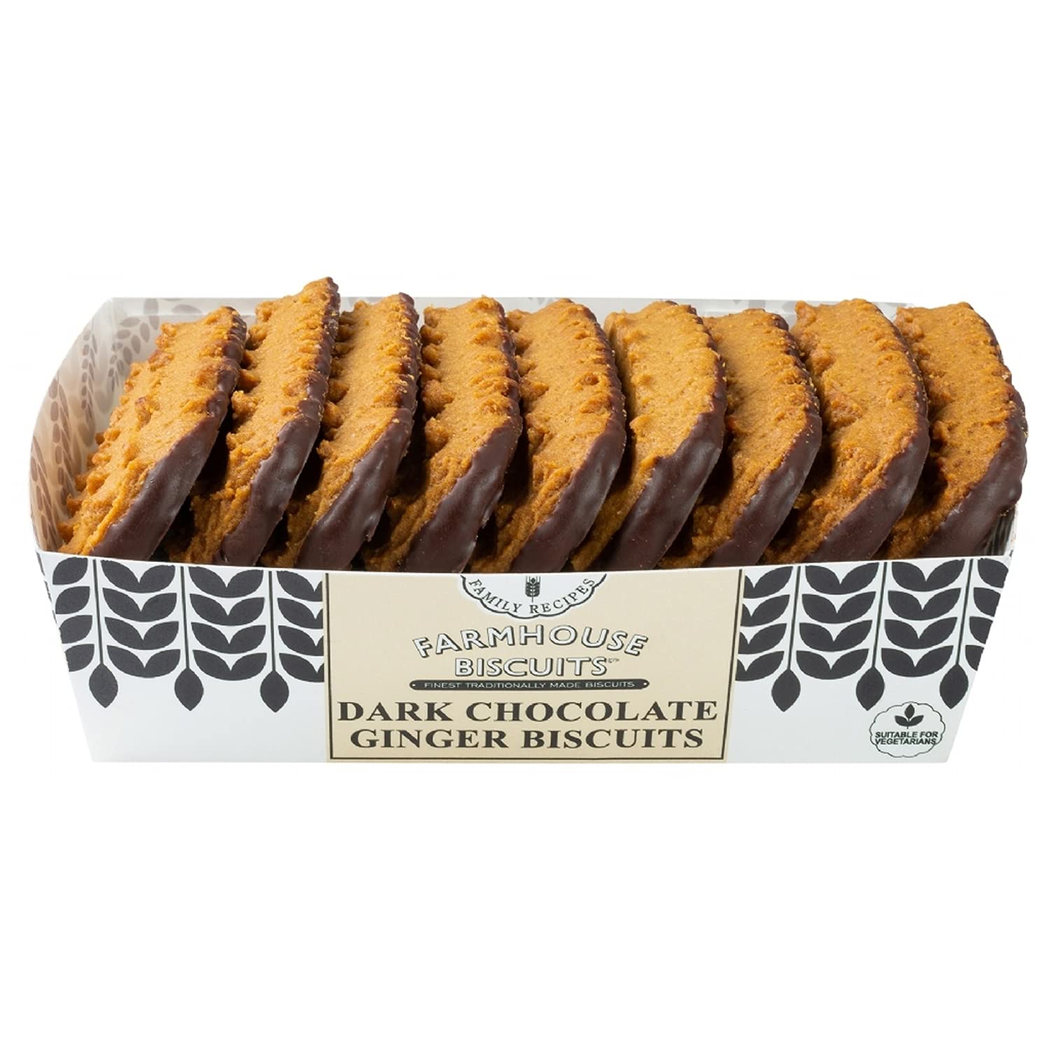 Farmhouse Biscuits Dark Chocolate Gingers Biscuits, 150g
