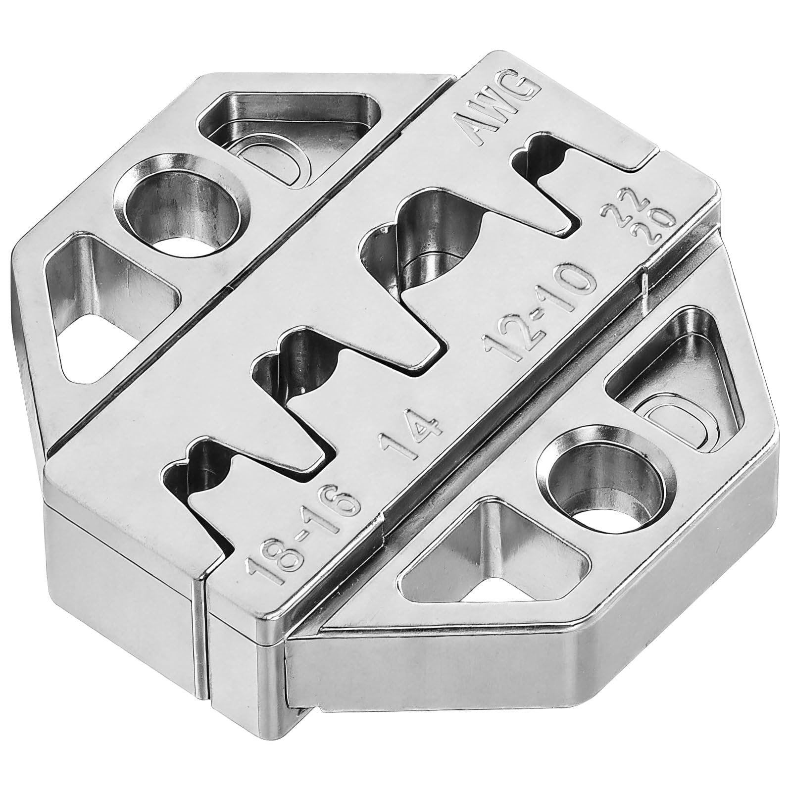 haisstronica Crimping Die for Open Barrel Terminals, AWG 22-10