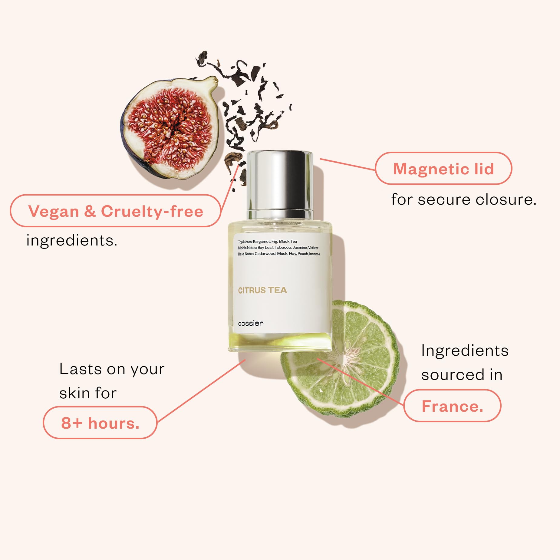 Amazon.com : Dossier - Citrus Tea 1.7 Fl oz (50ml) - Perfume