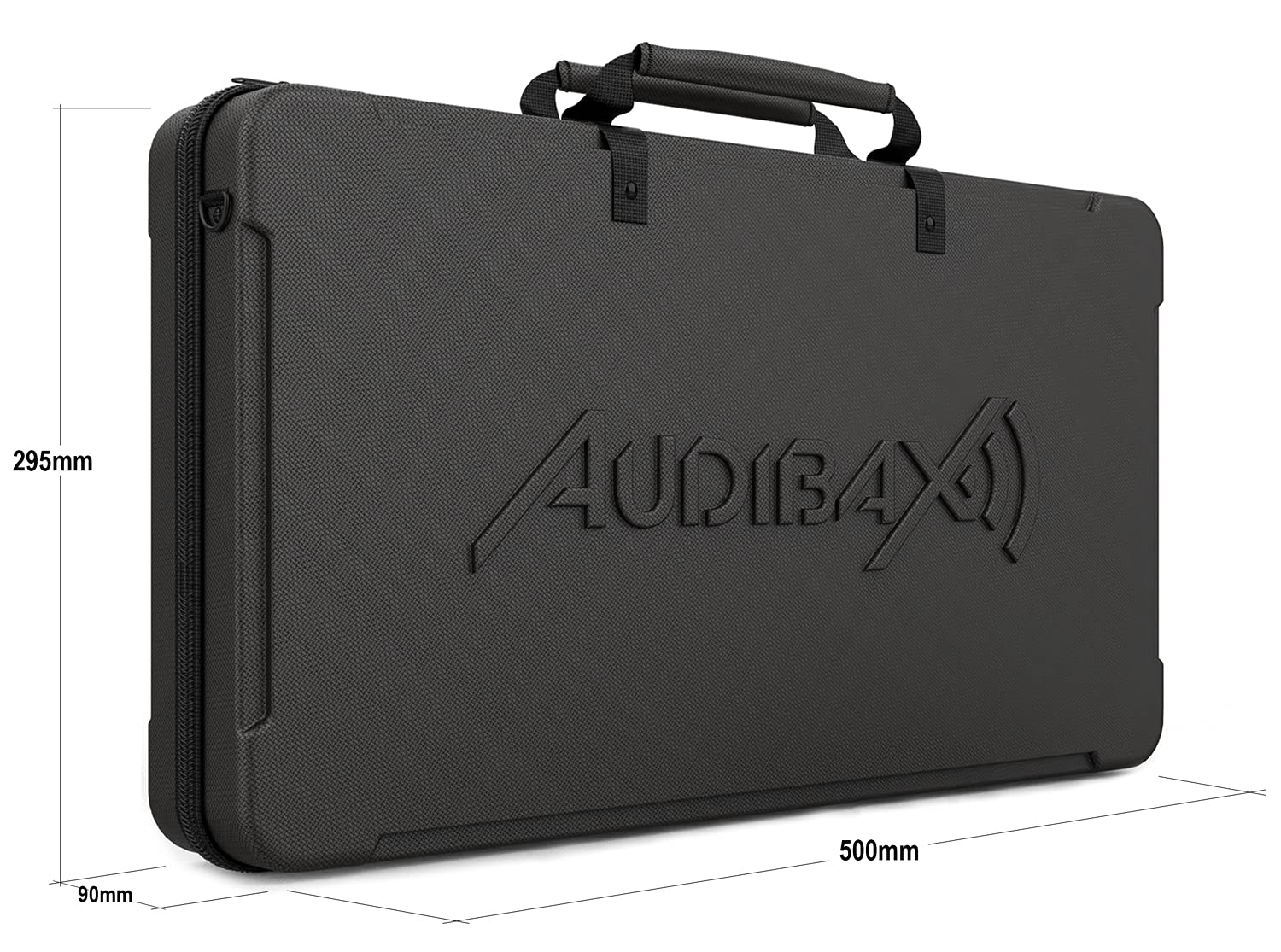 Audibax Atlanta Case 60 - Valigia per controller DJ, Pioneer DDJ-400 / SB3 / SB2 / Traktor S2 MK3, compatta, sicura e comoda, borsa per DJ, resistente all'acqua, ottimo regalo per adolescenti