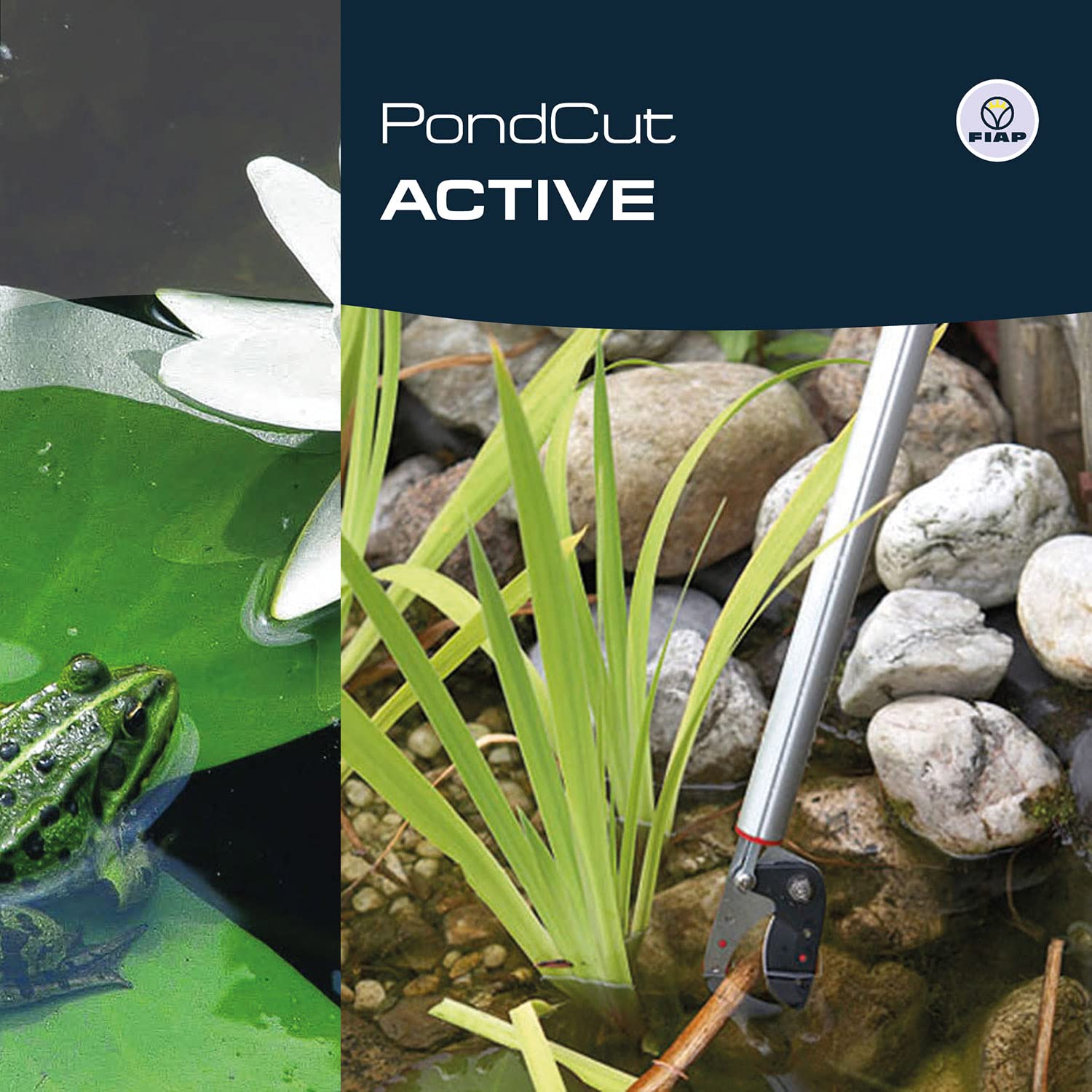 FIAP PondCut ACTIVE - Teichschere - Hilfsmittel - Teichzubehör - Zubehör - Schere - Pflanzenreduzierung - Reinigung - Teichwerkzeug - Gartenteich