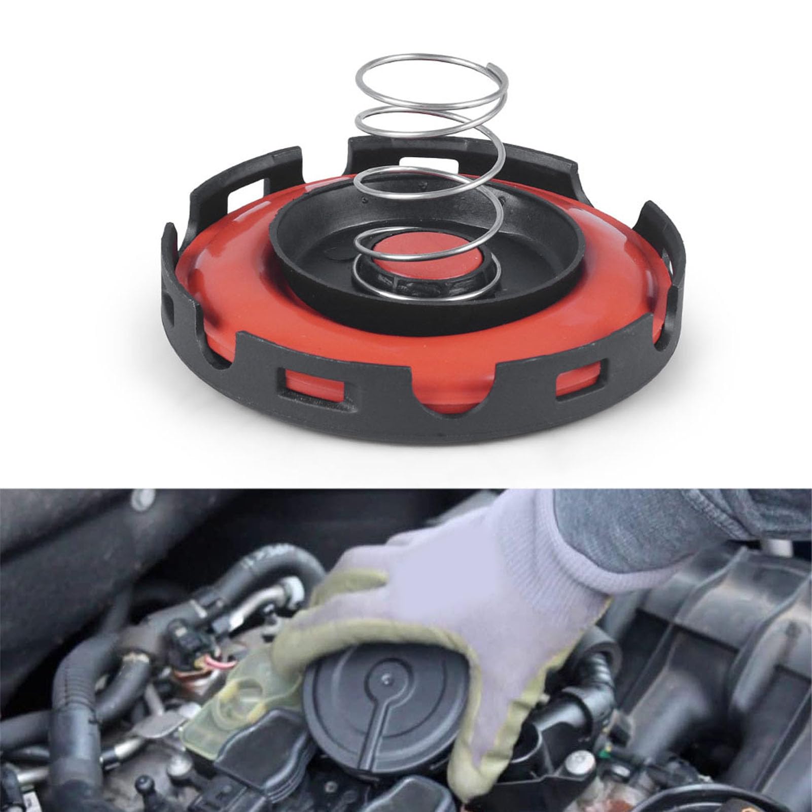Bediffer Kit di Riparazione del Diaframma della Valvola PCV da 4 Pezzi - Sigillatura Premium per A3 A4 A5 A6 A7 Q3 Q5 Q7 RS3 S3