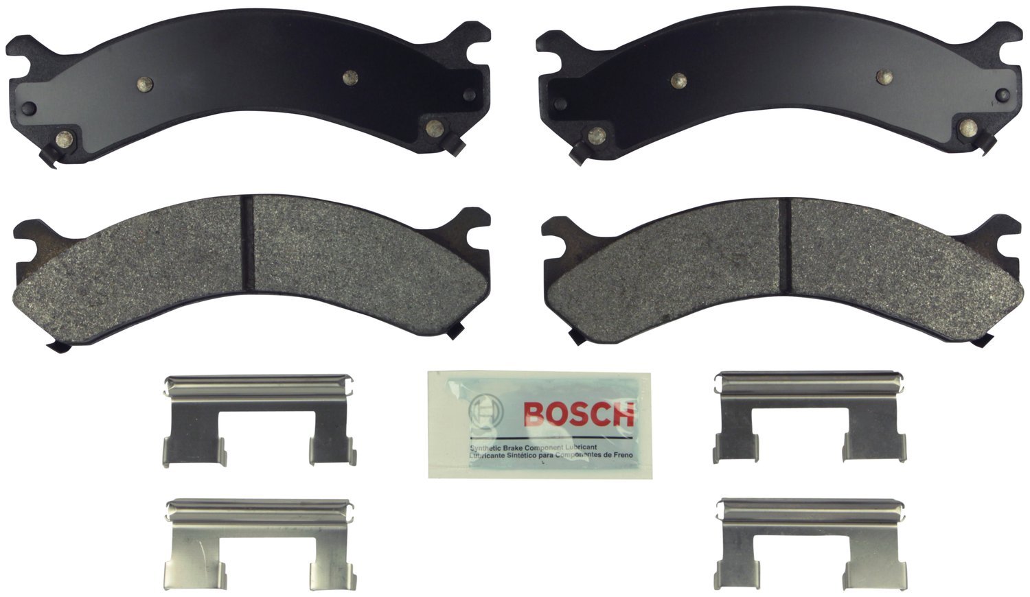 Bosch BE1324H Blue Disc Brake Pad Set with Hardware - FRONT — view 262