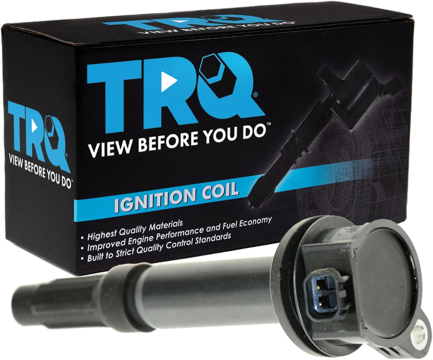 TRQ Ignition Coil Compatible with 2009-2012 Ford Escape 2006-2012 Fusion 2006 Lincoln Zephyr 2008-2011 Mazda Tribute 2009-2011 Mercury Mariner 2006-2011 Milan
