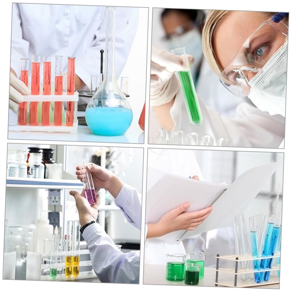 Tubes à Essai Outil Expérimental de Laboratoire en Verre Transparent 25 Ml Lot de 20 et Stockage Liquide pour Expériences Scientifiques