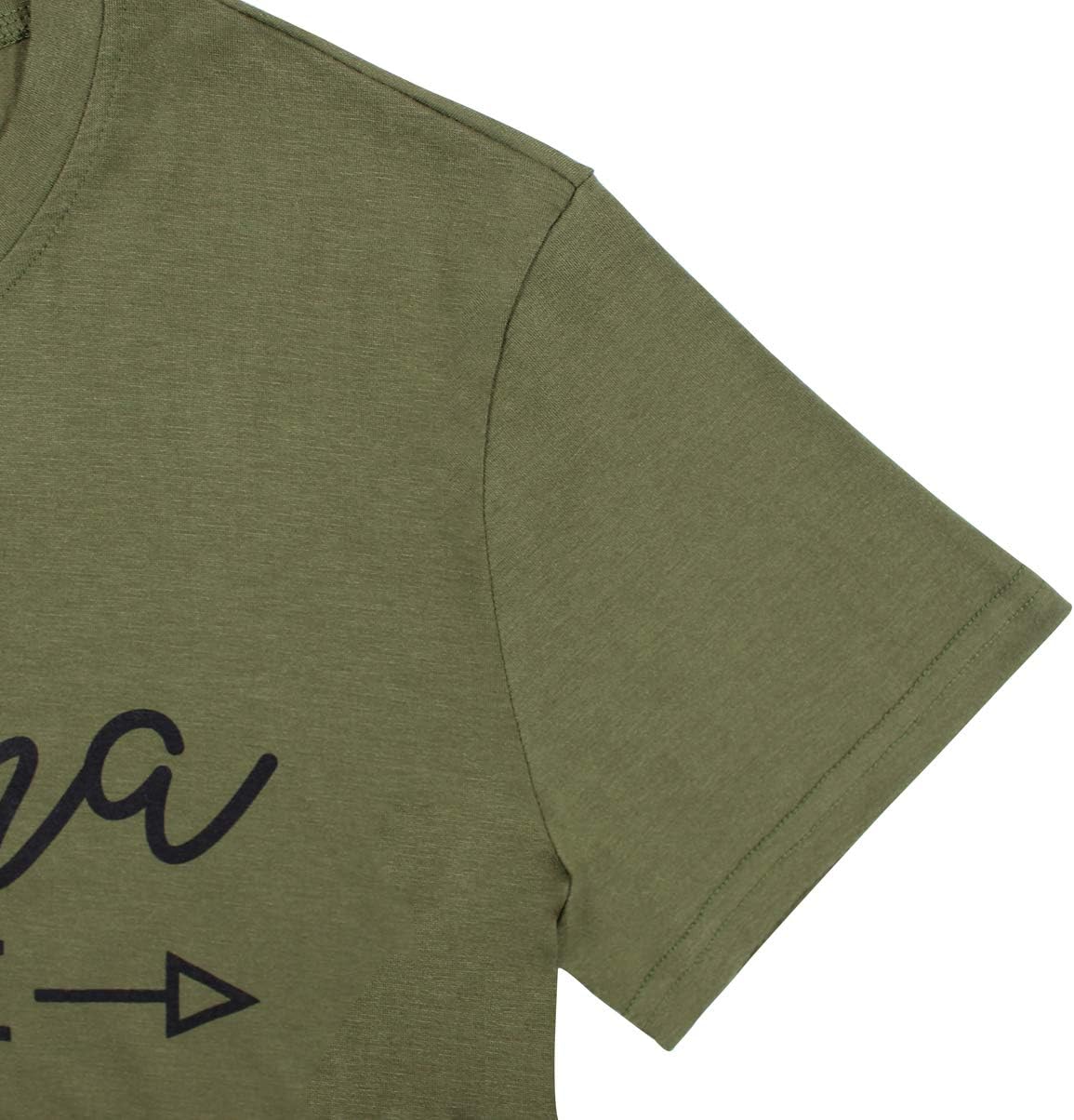 Mama in The Making Pregnancy Announcement T-Shirt Women Letter Print Short Sleeve Tops Tee - Image 3