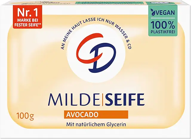 CD Milde Avocado Seife 100g - Vegan & Ohne Mikroplastik für empfindliche Haut