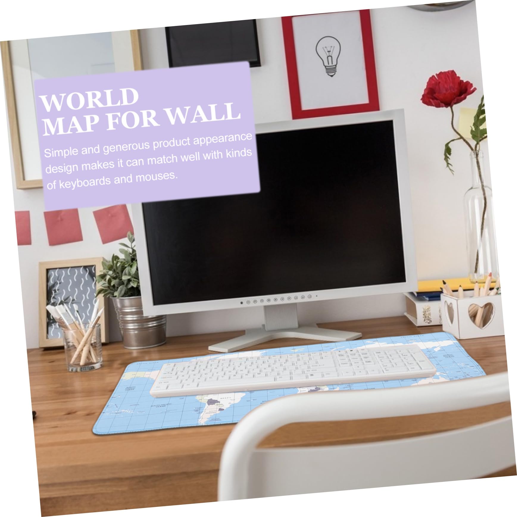 マウスパッド ゲーミング XXL 120 x 60 cm マウスパッド 緑 拡張コンピュータキーボード ロングマウス GerRiT カラフルチェッカーボード  大型マウスパッド ゴム底 端にステッチ入り 幾何学模様 大きなコンピューターマット デスク