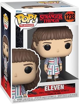 Funko POP [Stranger Things - Eleven [Season 4] Vinyl Figure (Bundled with Compatible Box Protector Case), Multicolor, 3.75 inches