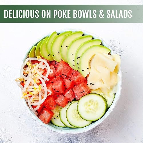 Miniatura 6 de Best of Thailand Jengibre de sushi en escabeche blanco japonés  Jengibre joven Gari en rodajas frescas en todo natural sin colorante salmuera dulce