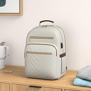 BOSTANTEN 15.6 Inch Laptop Backpack for Women- College Teacher Computer Bag Travel Backpack Purse