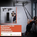 DH FitLife 4-in-1 Wall Mounted Pull Up Bar | 6 Non-Slip Grips | Up to 200kg - 5