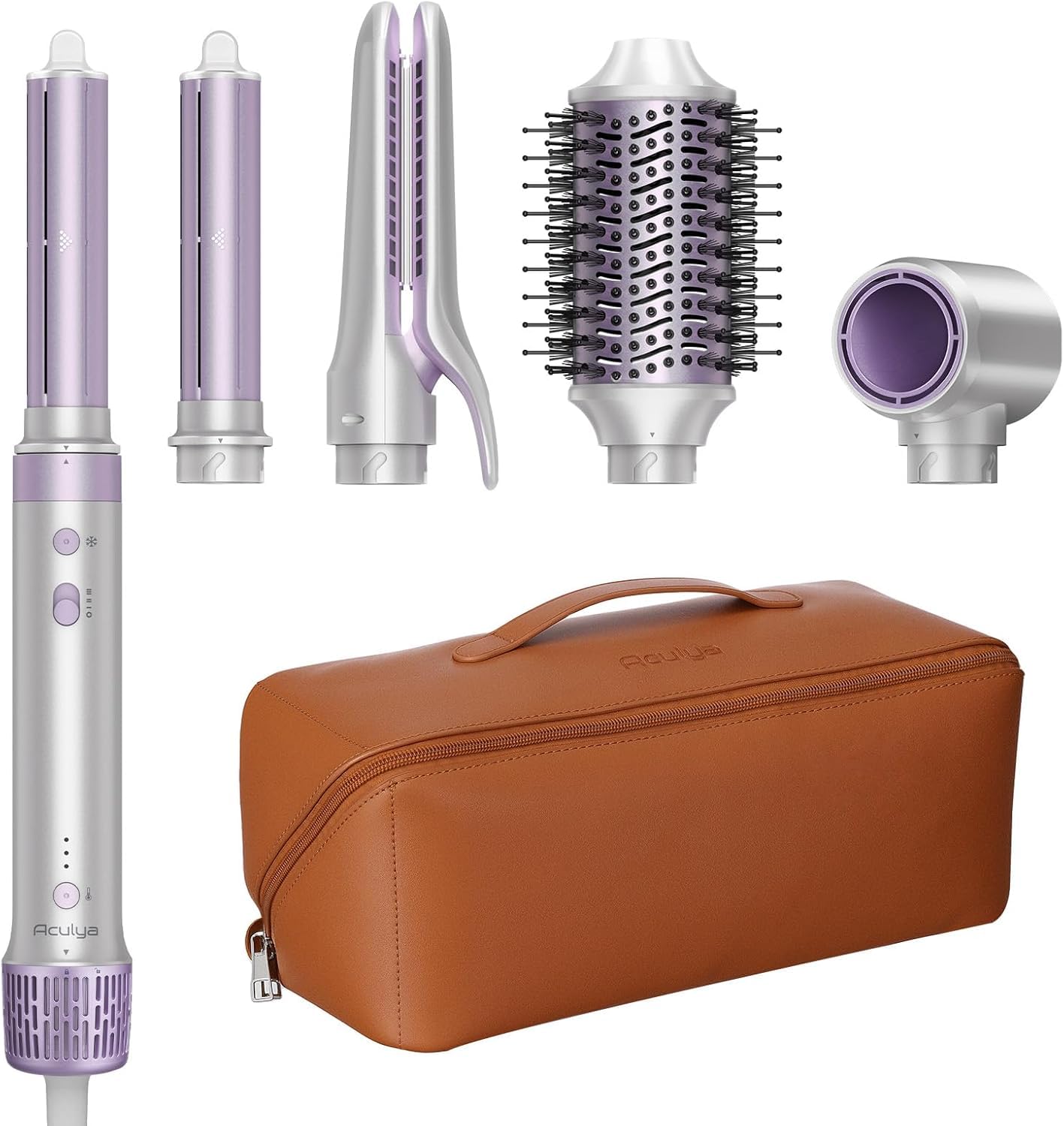 5 in 1 Airstyler Hairstyler Set 110.000 U/min 1500W Ionen Haartrockner Föhn mit Reisetasche