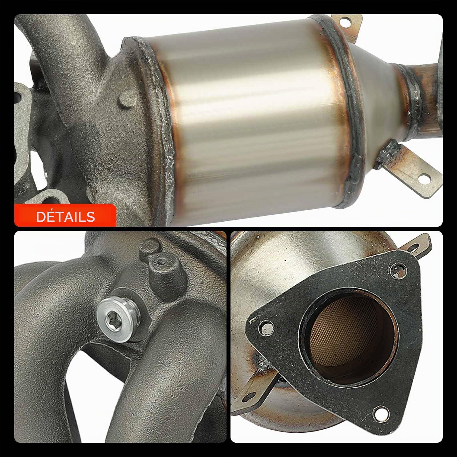 Frankberg Convertisseur catalytique pour essence 55355324 | Compatible avec: Astra G Classic T98, Circuit combiné, Astra H A04, Corsa D S07, Corsa C X01, Agile (A) H00
