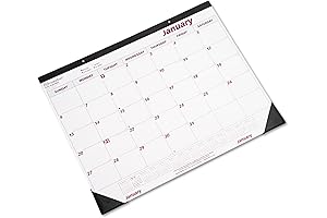 Brownline Monthly Desk Calendar 2024