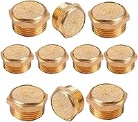 Vista 5 de Beduan Silenciador neumático de bronce sinterizado del escape, montaje masculino del silenciador del aire del NPT del 1/2