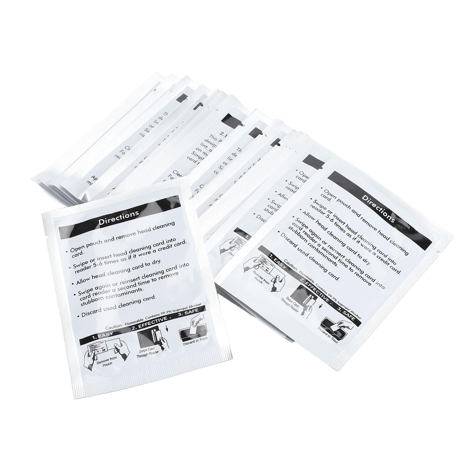 Kreditkartenleser-Reinigungskarten 5,3 cm Breit für Geldautomaten