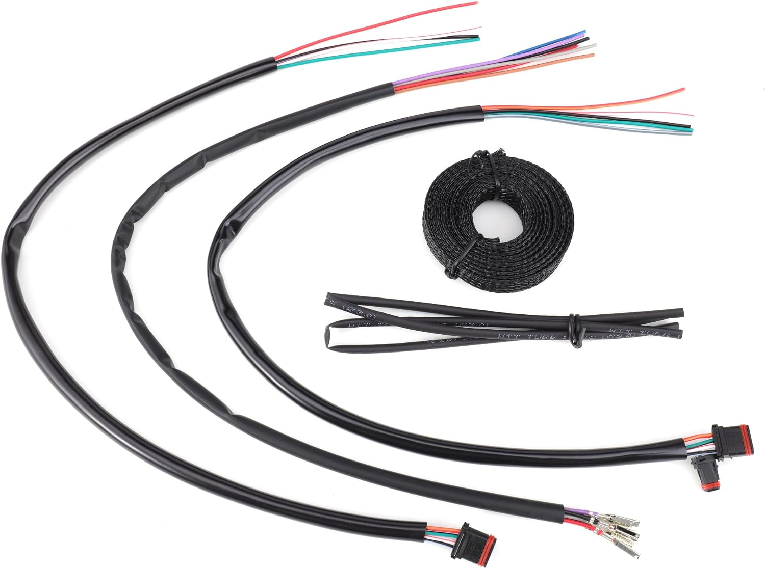 MoKitDora CAN-Bus Wire Extension & TBW Wire Harness for 10”-16” Handlebar Compitable with Harley 2016-2023 Softail Touring Street Electra Road Glide King