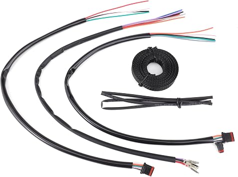 MoKitDora CAN-Bus Wire Extension & TBW Wire Harness for 10-16 Handlebar Compitable with Harley 2016-2023 Softail Touring Street Electra Road Glide King